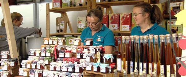 Stand am Genussmarkt im Landratsamt Tübingen (Quelle: )