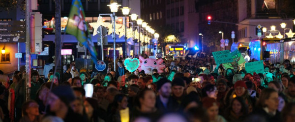 Laternendemo von Fridays for Future (Quelle: Thomas Dinges)