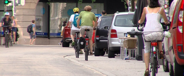 Fahrradfahrer M&uuml;hlstra&szlig;e (Quelle: RIK)