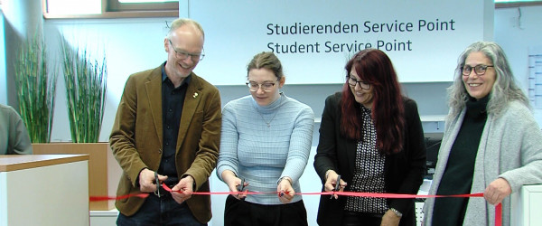 Er&ouml;ffnung des Studierenden Service Points (Quelle: RIK)